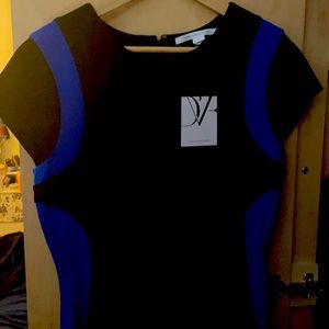 Diane von Furstenberg Navy blue and black dress